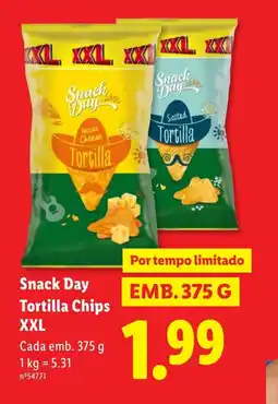 Lidl Snack Day Tortilla Chips XXL promoção