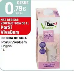Intermarché Bebida de soja PorSi VivaBem promoção