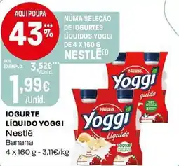 Intermarché Iogurte líquido yoggi Nestlé promoção