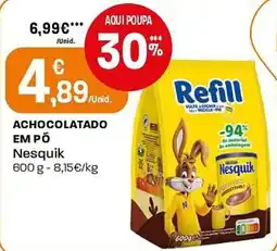 Intermarché Achocolatado em pó nesquik promoção