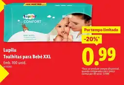 Lidl Lupilu Toalhitas para Bebé XXL promoção