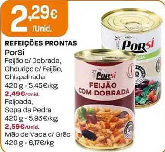 Intermarché Refeições prontas porsi promoção