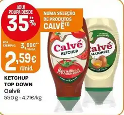 Intermarché Ketchup top down calvé promoção
