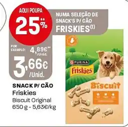 Intermarché Snack p/ cão Friskies promoção