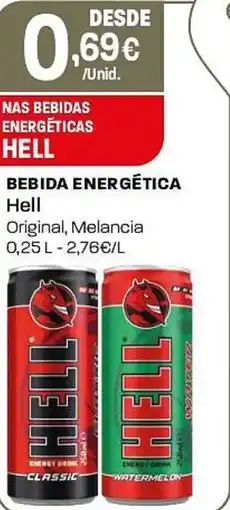 Intermarché Bebida energética Hell promoção
