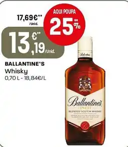 Intermarché Ballantine's whisky promoção