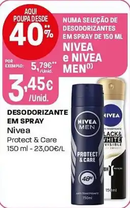 Intermarché Desodorizante em spray Nivea promoção