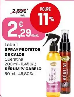 Intermarché Labell spray protetor de calor promoção