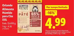 Lidl Orlando Alimento Húmido para Cão XXL promoção