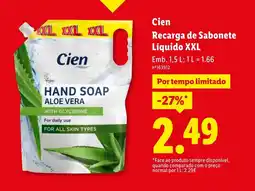 Lidl Cien Recarga de Sabonete Líquido XXL promoção