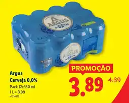 Lidl Argus Cerveja 0,0% promoção