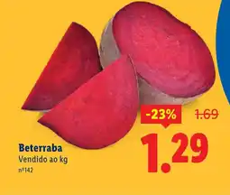 Lidl Beterraba promoção