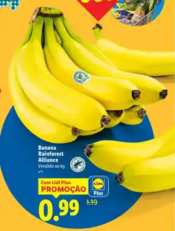 Lidl Banana Rainforest Alliance promoção