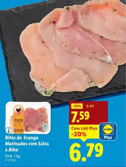 Lidl Bifes de Frango Marinados com Salsa e Alho promoção