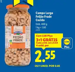 Lidl Campo Largo Feijão Frade Cozido promoção