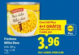 Lidl Freshona Milho Doce promoção