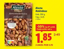 Lidl Alesto Amêndoas promoção