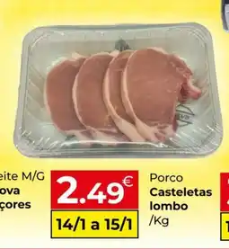 Miranda Supermercados Porco Casteletas lombo promoção