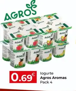Miranda Supermercados logurte Agros Aromas promoção