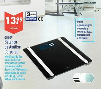 ALDI Balança digital promoção