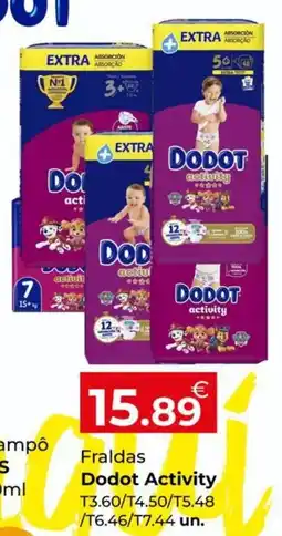 Miranda Supermercados Fraldas Dodot Activity promoção