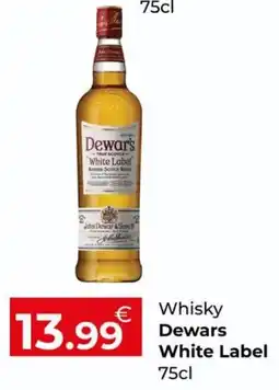 Miranda Supermercados Whisky Dewars White Label promoção
