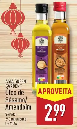 ALDI ASIA GREEN GARDEN Óleo de Sésamo/ Amendoim promoção