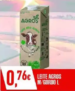 Miranda Supermercados Leite agros m/gordo l promoção