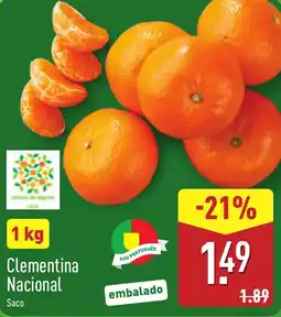 ALDI Clementina Nacional promoção