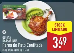 ALDI QUINTA DA MARINHA Perna de Pato Confitada promoção