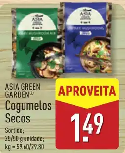 ALDI ASIA GREEN GARDEN Cogumelos Secos promoção
