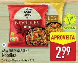 ALDI ASIA GREEN GARDEN Noodles promoção