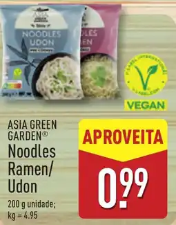 ALDI ASIA GREEN GARDEN Noodles Ramen/ Udon promoção