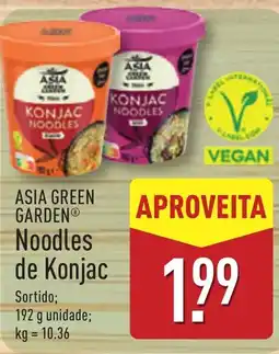 ALDI ASIA GREEN GARDEN Noodles de Konjac promoção