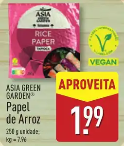 ALDI ASIA GREEN GARDEN Papel de Arroz promoção