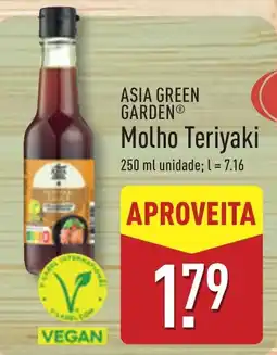 ALDI ASIA GREEN GARDEN Molho Teriyaki promoção