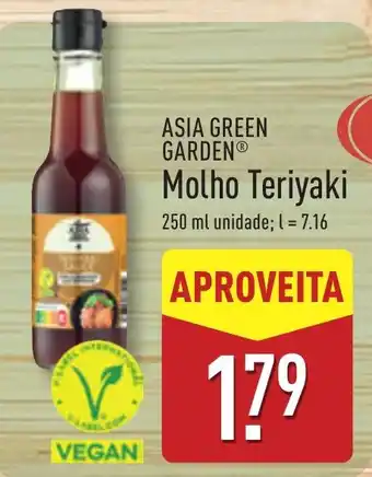 ALDI ASIA GREEN GARDEN Molho Teriyaki promoção