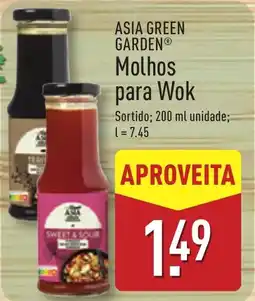 ALDI ASIA GREEN GARDEN Molhos para Wok promoção