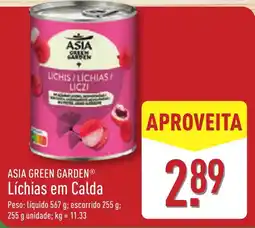 ALDI ASIA GREEN GARDEN Líchias em Calda promoção