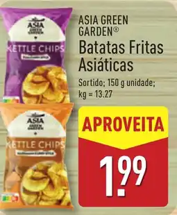 ALDI ASIA GREEN GARDEN Batatas Fritas Asiáticas promoção