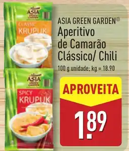 ALDI ASIA GREEN GARDEN Aperitivo de Camarão Clássico/ Chili promoção