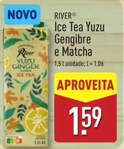 ALDI RIVER Ice Tea Yuzu Gengibre e Matcha promoção