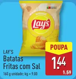 ALDI LAY'S Batatas Fritas com Sal promoção
