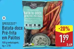 ALDI SPEISEZEIT Batata-doce Pré-frita em Palitos promoção