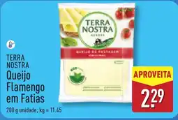 ALDI TERRA NOSTRA Queijo Flamengo em Fatias promoção