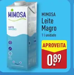 ALDI MIMOSA Leite Magro promoção