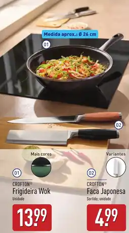 ALDI CROFTON Faca Japonesa promoção