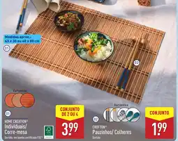 ALDI HOME CREATION Individuais/ Corre-mesa promoção