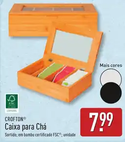 ALDI CROFTON Caixa para Chá promoção