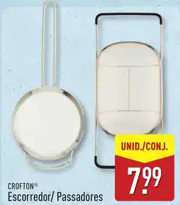 ALDI CROFTON Escorredor/ Passadores promoção
